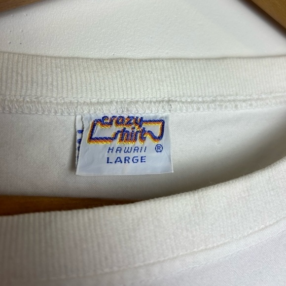 Crazy Shirt Hawaii vintage 90s 80s San Francisco Embroidery Sweatshirt Size L - Picture 12 of 16